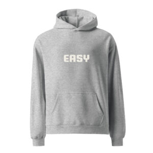 Unisex oversized hoodie  "Easy"