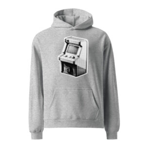 'Retro Arcade' Unisex oversized hoodie