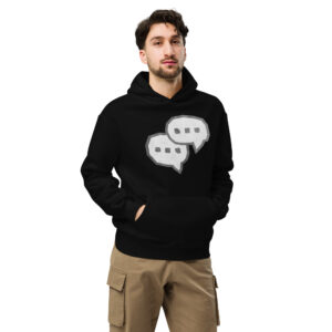 Gender-neutral hooded sweatshirt