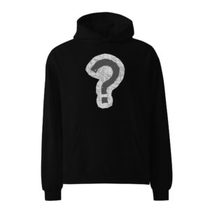 'Curious' Unisex oversized hoodie