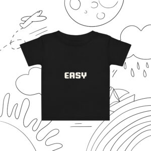 Baby jersey t-shirt  "Easy"