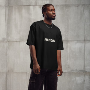 Oversized heavyweight t-shirt  "Memory"