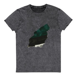 'Abstract Flow' Edition Denim T-Shirt