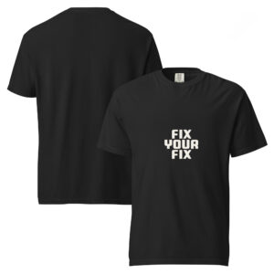 Unisex garment-dyed heavyweight t-shirt (Fix Your Fix)