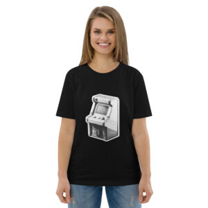 'Retro Arcade' Unisex organic cotton t-shirt