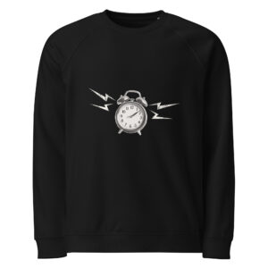 Universal fit organic raglan sweatshirt
