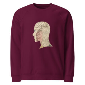 Neutral fit organic raglan sweatshirt