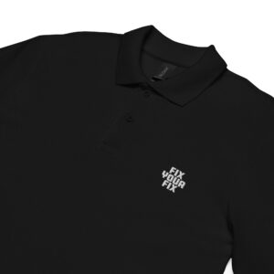 Unisex pique polo shirt (Fix Your Fix)