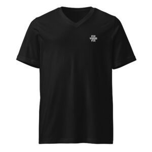 Unisex Short Sleeve V-Neck T-Shirt (Fix Your Fix)