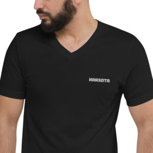 Unisex Short Sleeve V-Neck T-Shirt (KRASOTA)