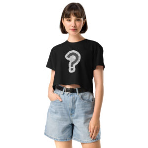 'Curious' Women’s crop top