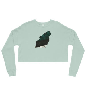 Crop Sweatshirt 'Abstract Flow' Edition