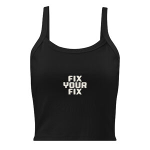 Women’s micro-rib tank top (Fix Your Fix)