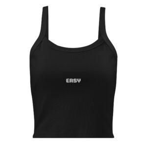 Women’s micro-rib tank top  "Easy"
