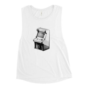 'Retro Arcade' Ladies’ Muscle Tank