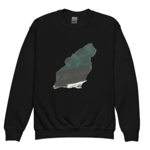 'Abstract Flow' Edition Youth crewneck sweatshirt