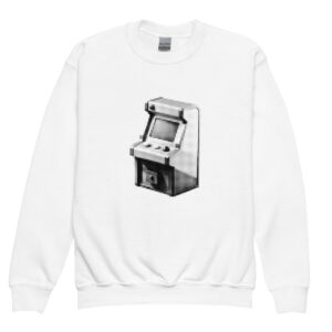 'Retro Arcade' Youth crewneck sweatshirt